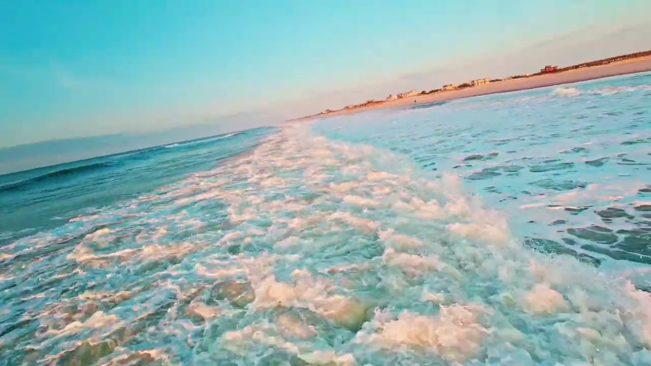 FPV Drone Flgith- Sunrise, The Cut Beach Water Mill NY 4/2/25