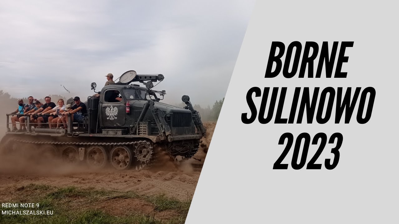 Zlot Pojazdów Militarnych Borne Sulinowo 2023 - Gąsienice i Podkowy