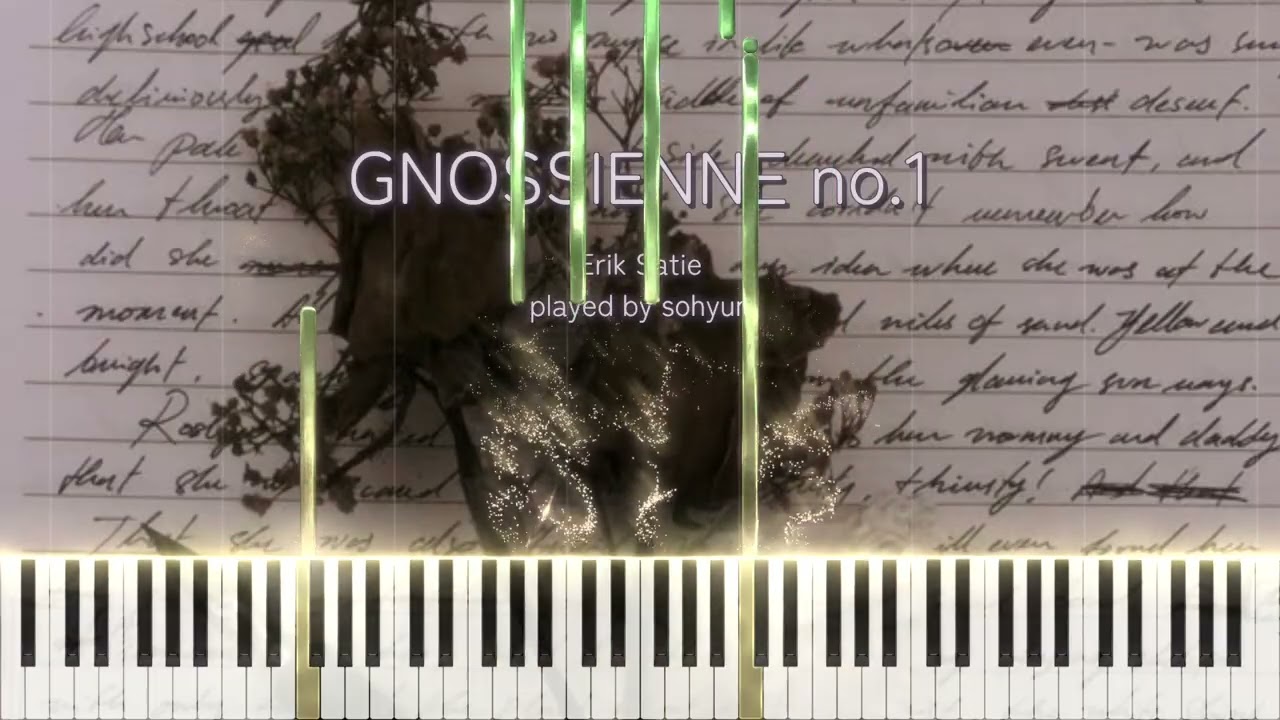Gnossienne – Erik Satie | A Hidden Masterpiece for Piano🎹 有名なジムノペディの影に隠れた名曲｜Gnossienne – サティ