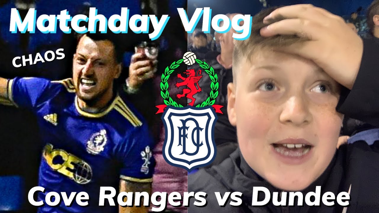 2 OVERHEAD KICKS IN 10 MINUTES!!! | Cove Rangers vs Dundee | Matchday Vlog | 04/10/22