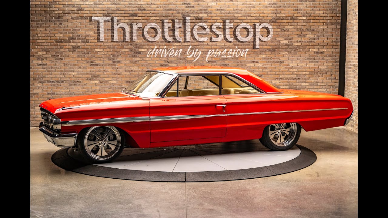 1964 Ford Galaxie Restomod Startup and Showcase