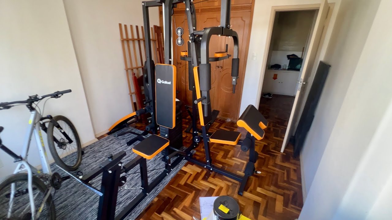 Comprei Estação de Musculação para treinar em Casa - Gallant 100kg
