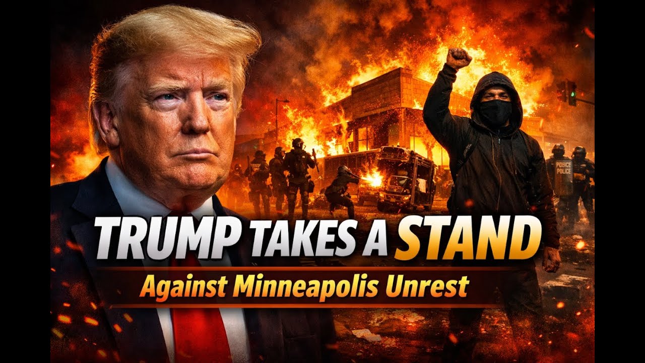 TRUMP TAKES A STAND Against Minneapolis Unrest