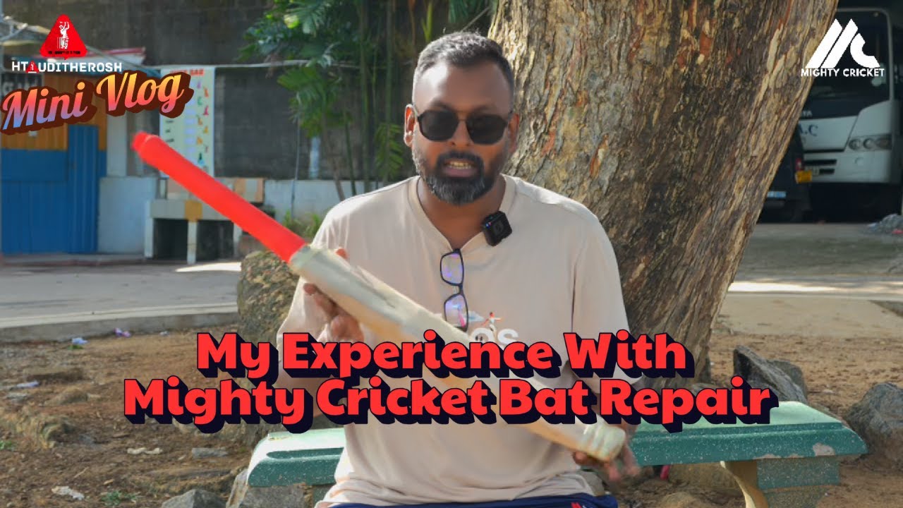 Mighty Cricket Bat Repair Mini Vlog
