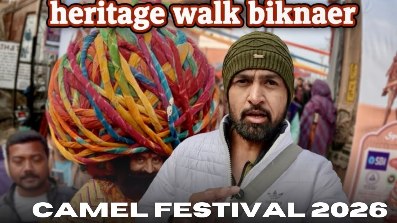 Heritage Walk Bikaner | Bikaner Camel Festival 2026 | Yatridev vlog 