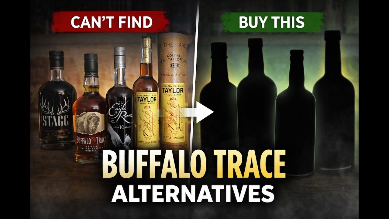 Good Alternatives 🥃 E.H. Taylor BIB, Stagg 🦌 Eagle Rare, and Buffalo Trace Bourbons