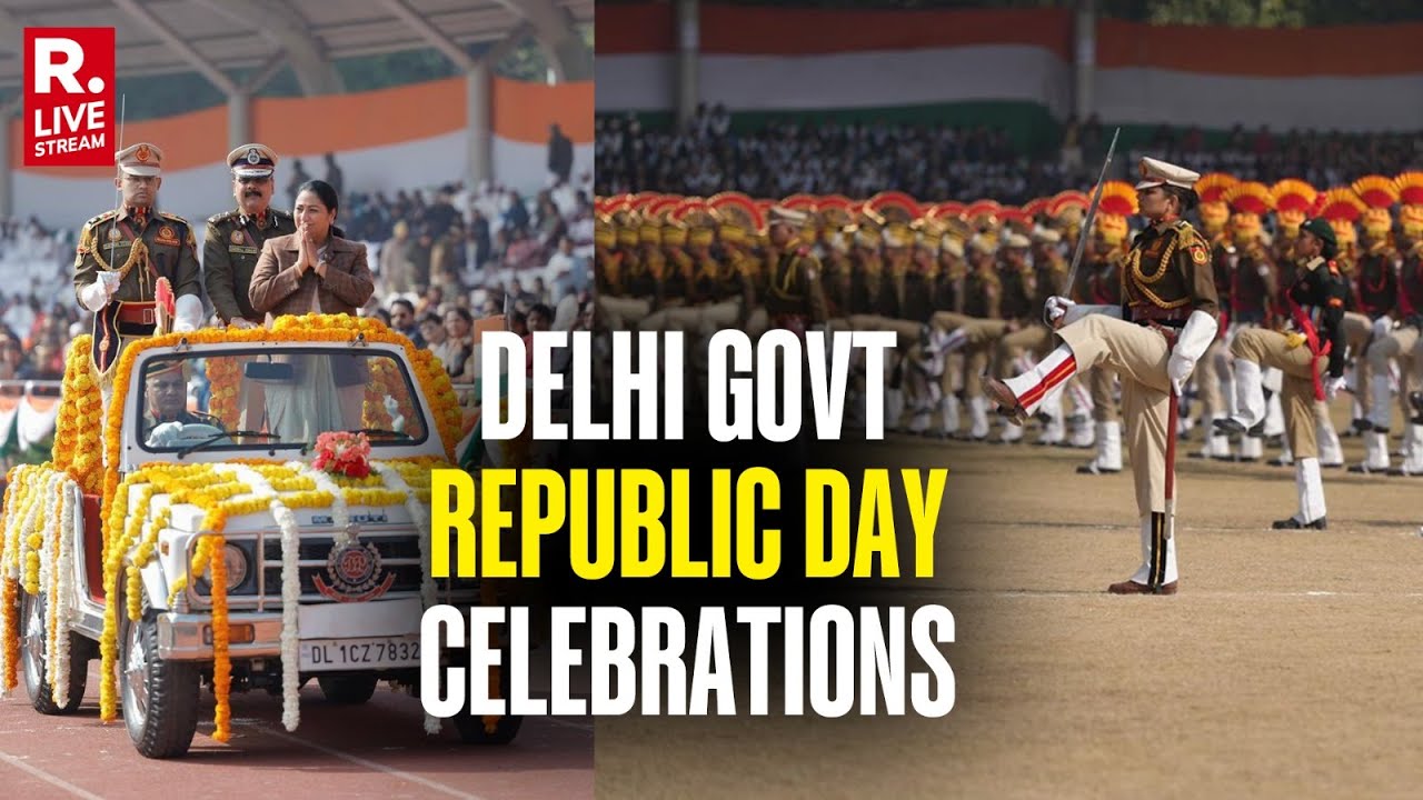 Republic Day 2026 LIVE: Delhi Govt Celebrations at Chhatrasal Stadium | CM Rekha Gupta