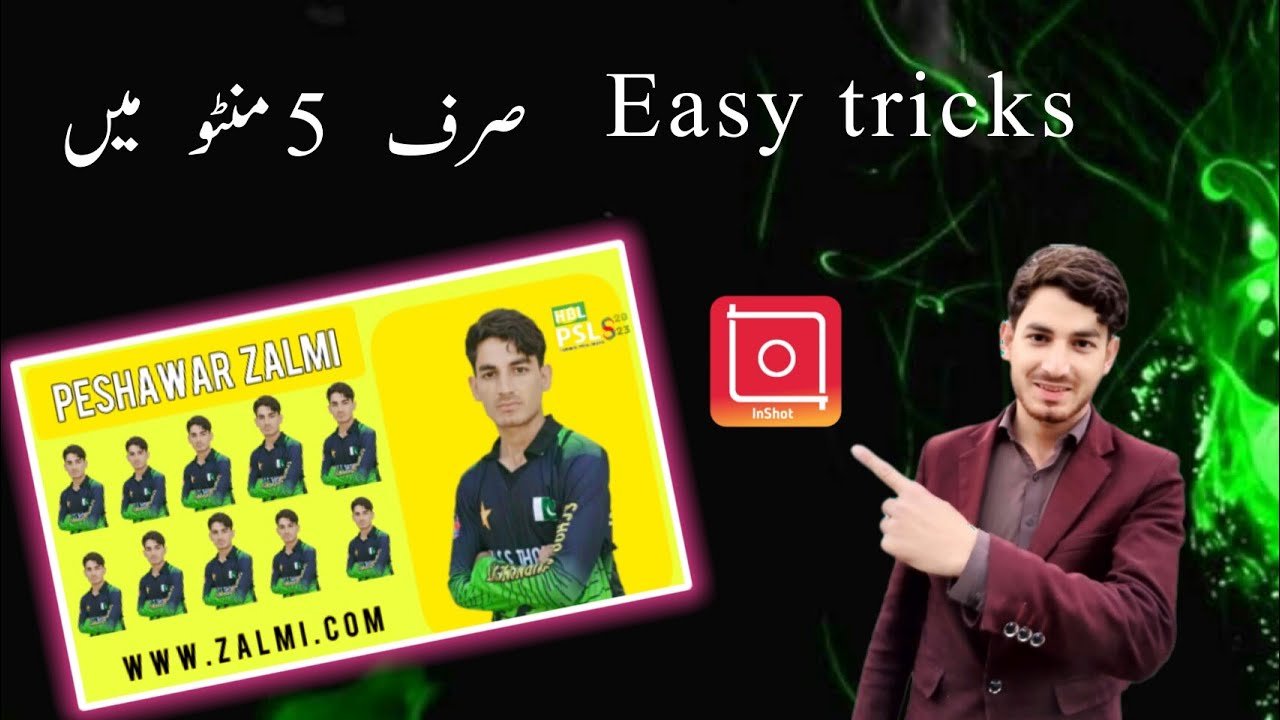 . How make cricket squad poster / 11 player squad banner  editing @InShotApp
