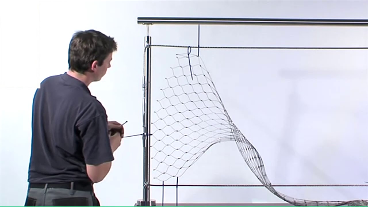 manuale di montaggio rete inox per parapetti modaedile