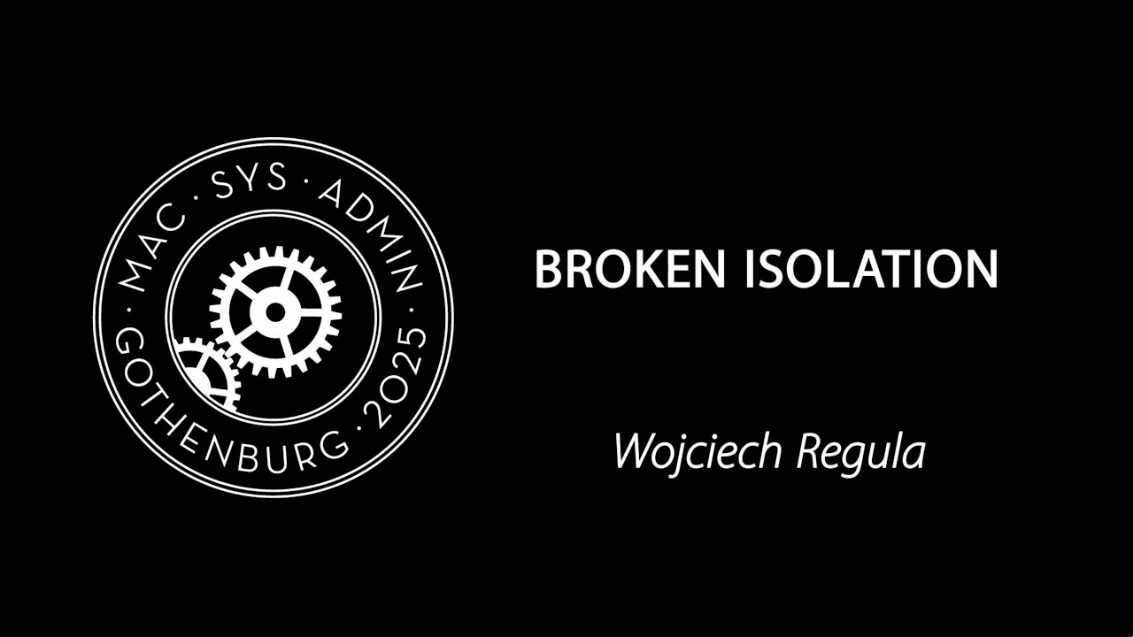 Broken Isolation