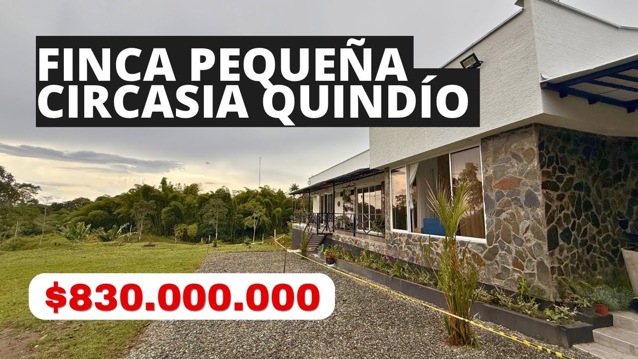 Finca Pequeña en Venta en Circasia Quindío | 3.700 m² | a 15 minutos de Circasia 