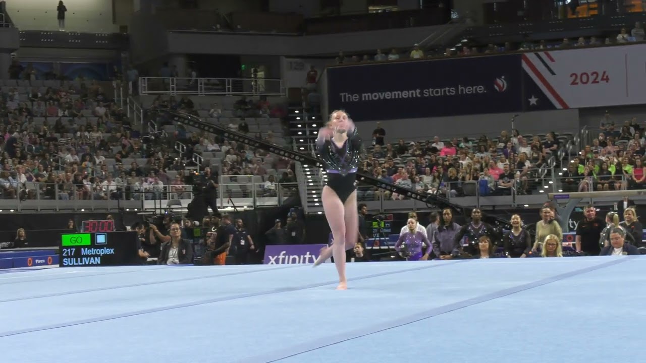 Ashlee Sullivan  - Floor Exercise -  2024 Xfinity U.S. Championships  - Senior Women Session 2 Day 1