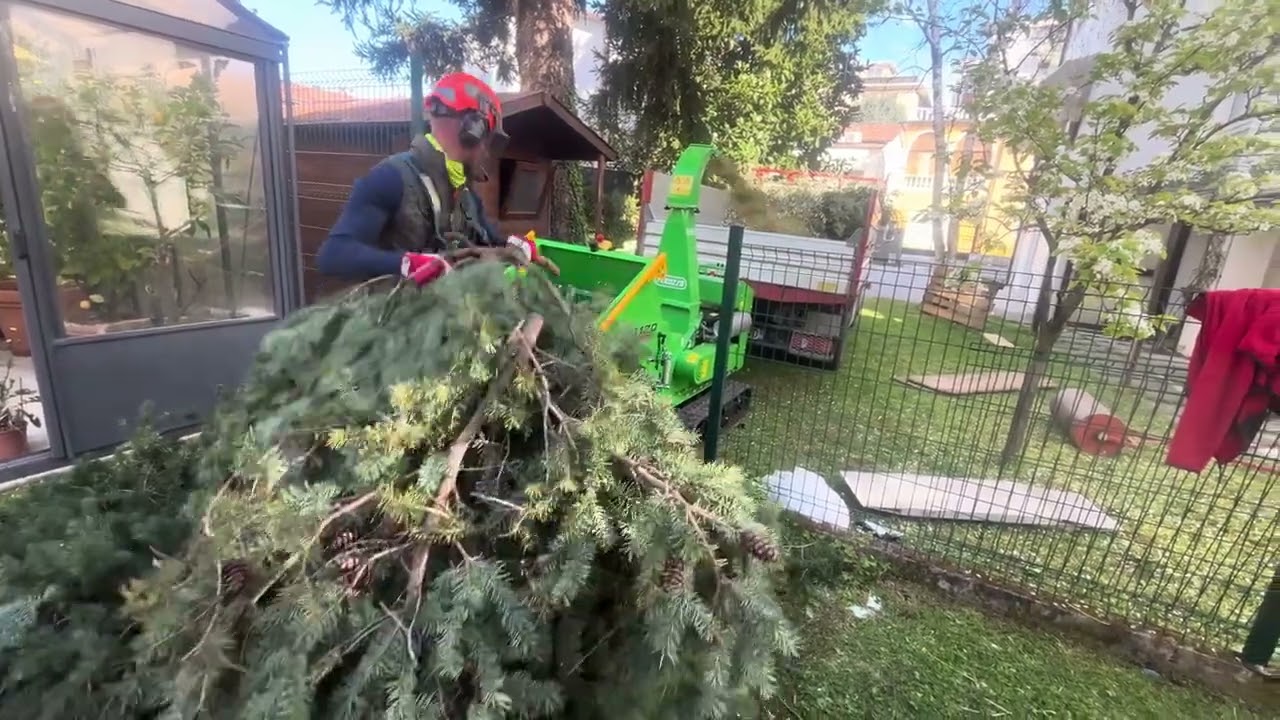 Máy băm cành cây TB120 C PRO