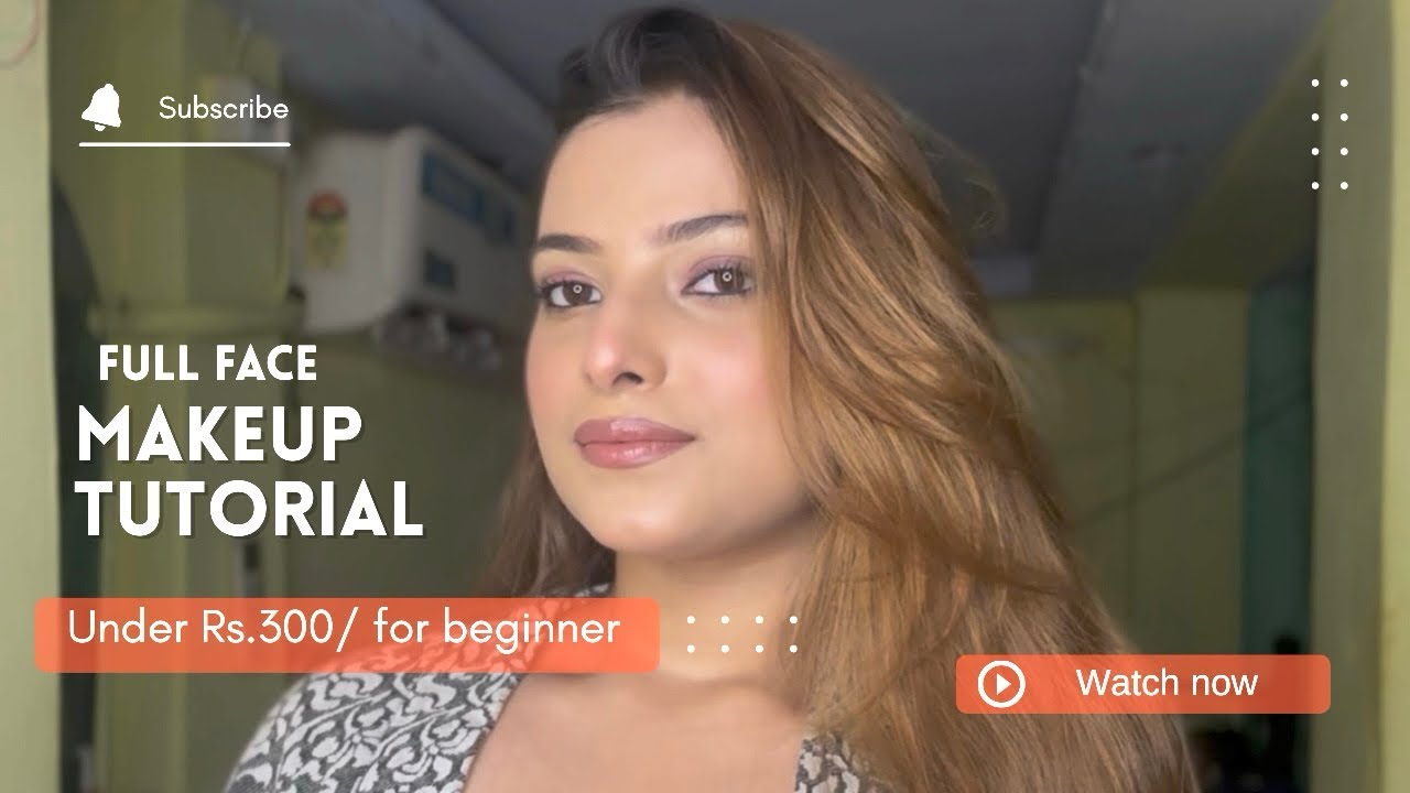 Full face makeup challenge under ₹300/💰 | affordable & high quality |