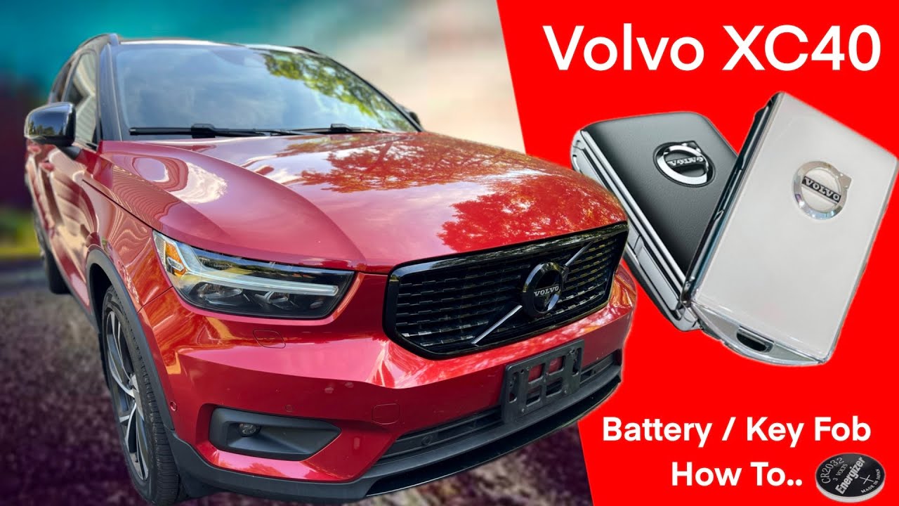**Easy How To**  Volvo XC40 Key Fob / Shell  & Battery Replacement / Change DIY