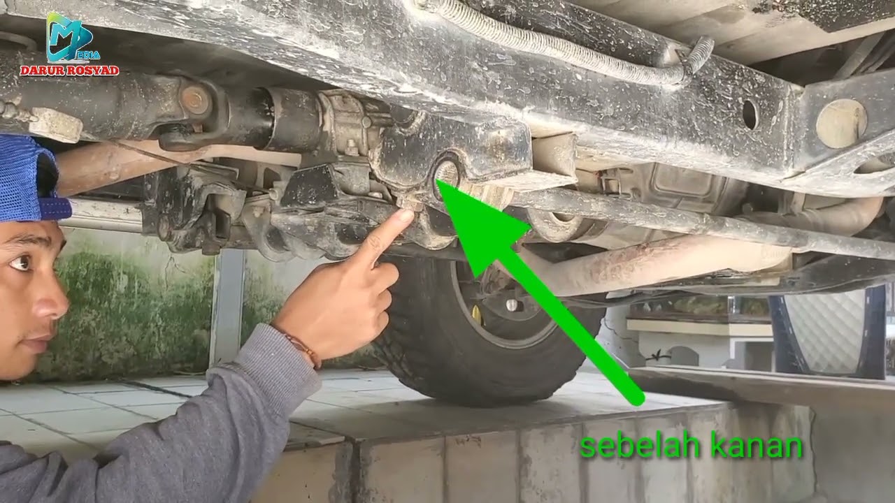 Cara menaikkan atau menurunkan body depan mobil Isuzu Panther