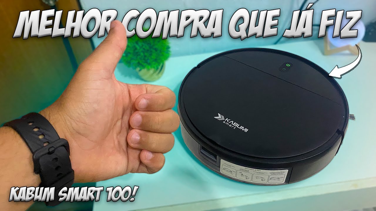 KABUM SMART 100! Comprei o ROBÔ ASPIRADOR Custo-benefício do MERCADO! Review Completo