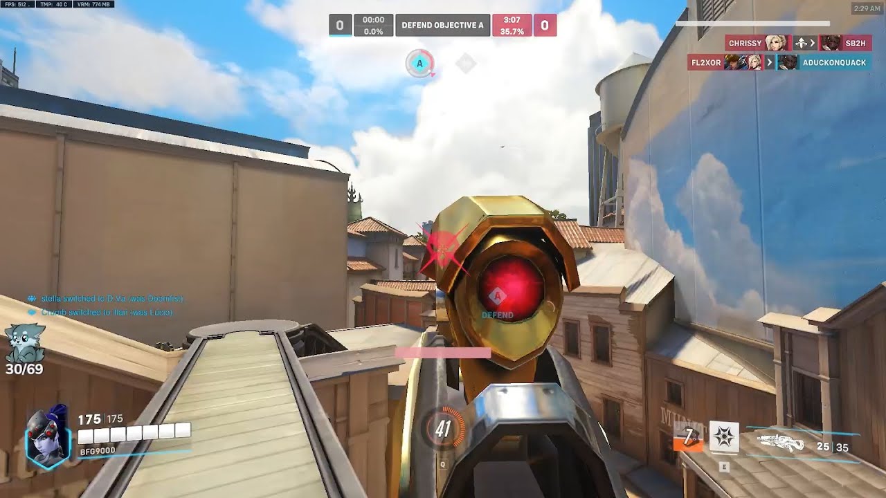 IDDQD WIDOW MAIN! IDDQD WIDOWMAKER GAMEPLAY OVERWATCH 2 SEASON 8 TOP 500