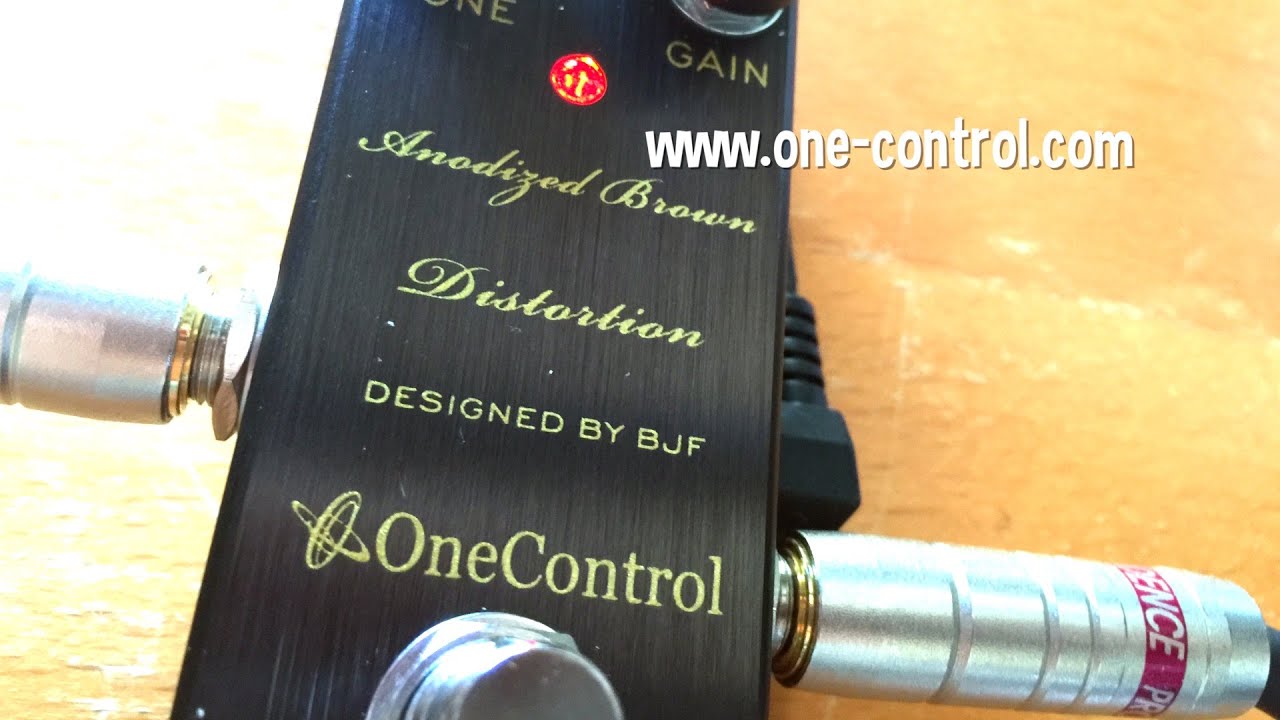 One Control: ANODIZED BROWN DISTORTION
