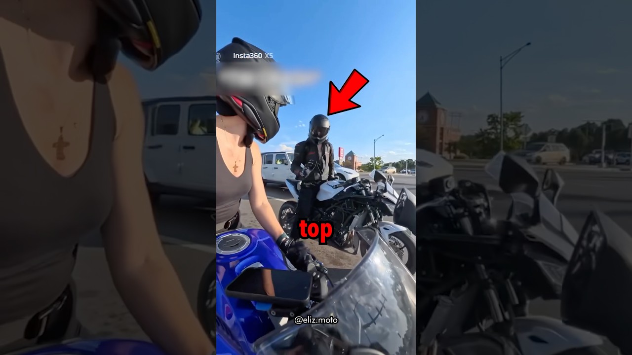 Biker Fails to RIZZ up this girl 😂