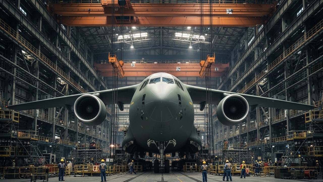 Inside the 640-Ton Aircraft Factory: Building the Legendary Antonov An-255