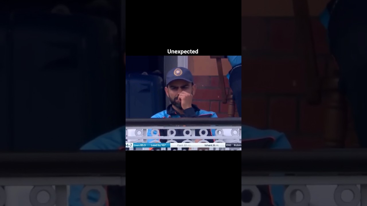 unexpected.#cricket