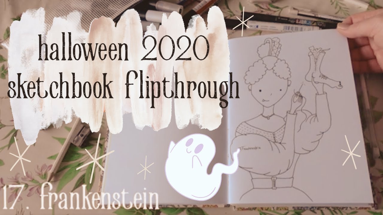 A Drawing a Day for Halloween - Drawlloween 2020