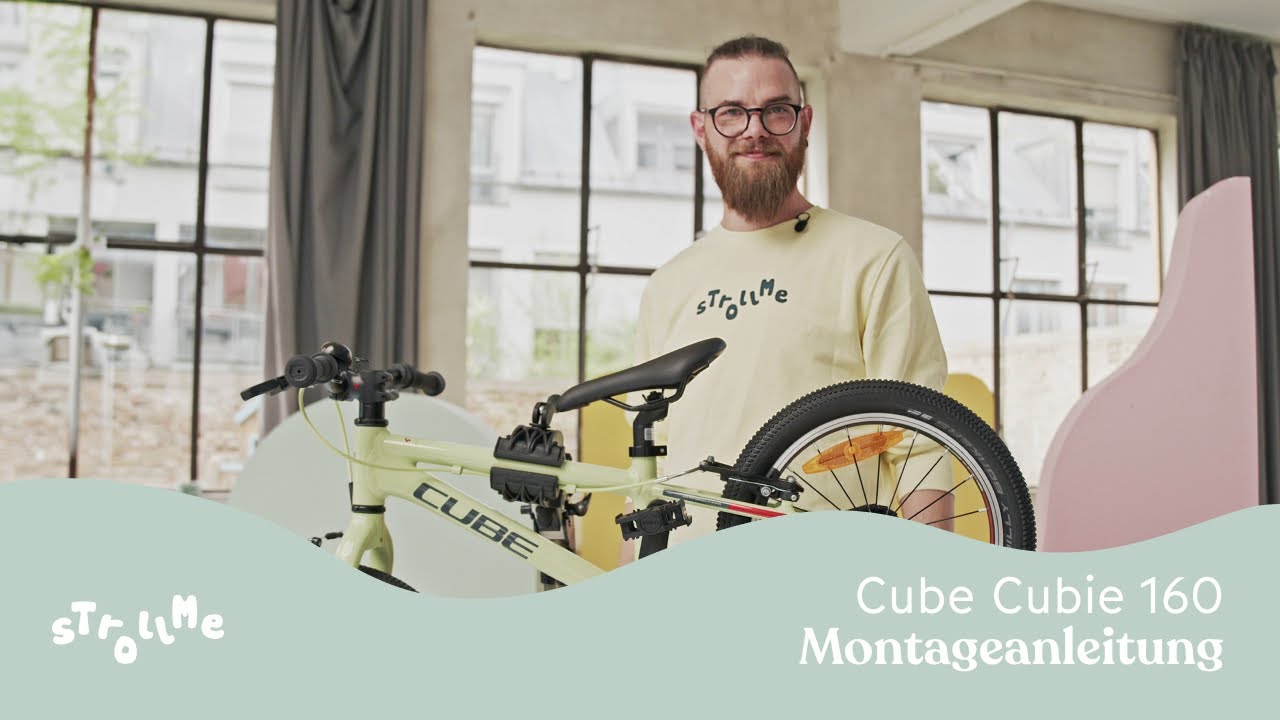 Cube Cubie 160 Kinderfahrrad Montage mit StrollMe: Schritt-für-Schritt Anleitung