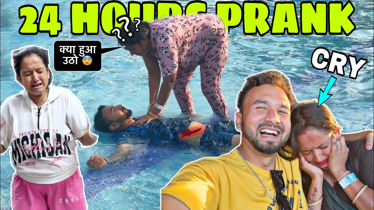 Full day Prank on wife || Scary Horror Room Prank || She start crying || jeet thakur pranks 