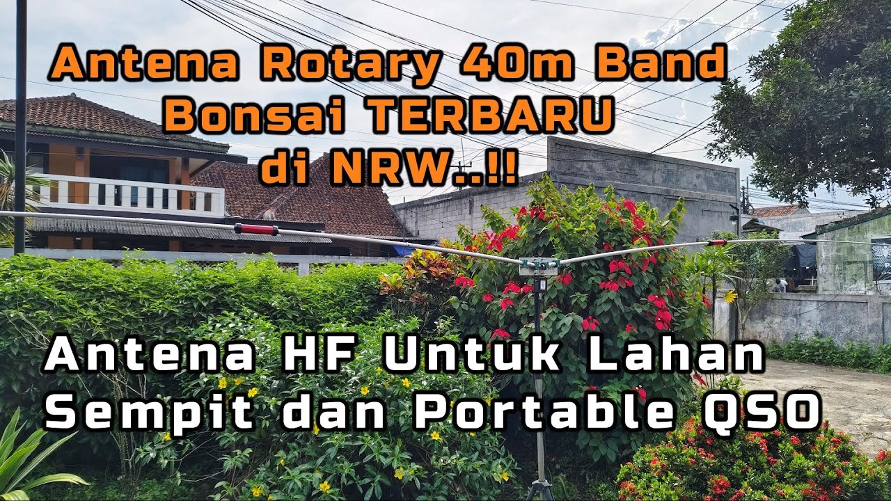 Antena 40m band Short Konted Bonsai Untuk  Lahan Sempit