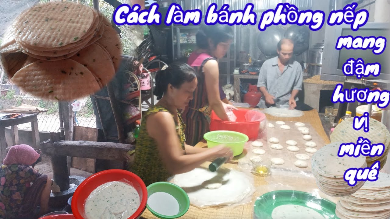 Cách làm bánh phồng nếp mang đậm hương vị miền quê | Nhân Mã TV