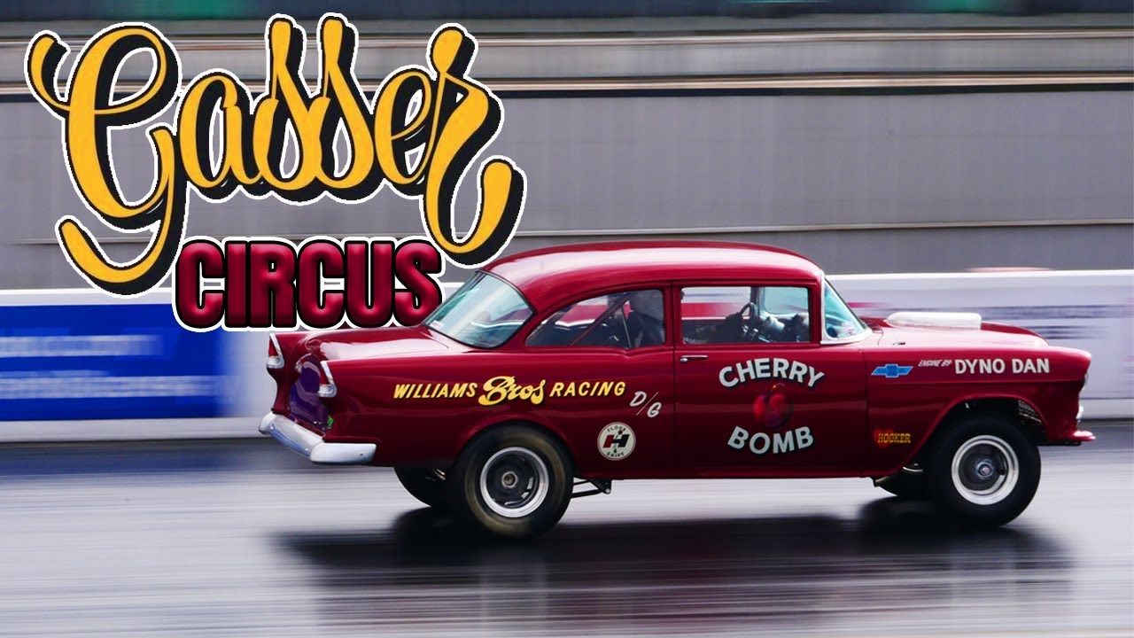 Gasser Circus | NSRA Hot Rod Drags 2023 | Santa Pod Raceway