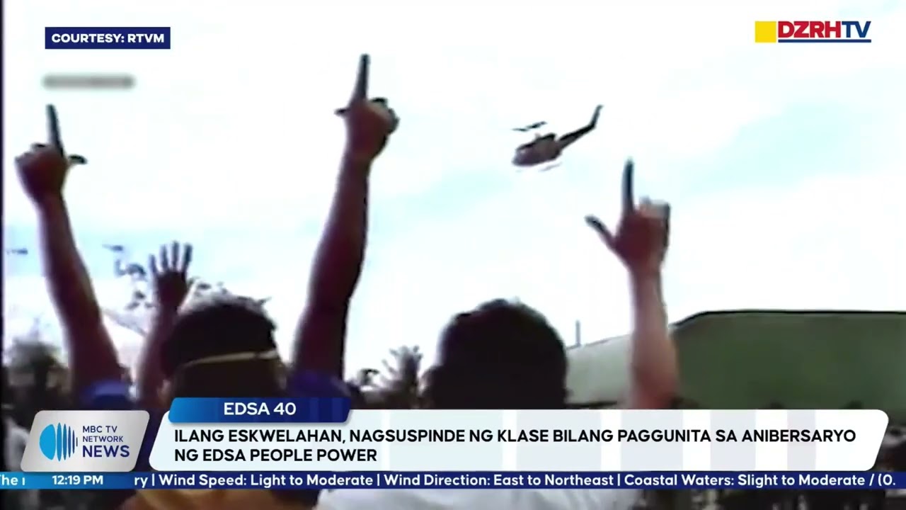 Eskwelahan, nagsuspinde ng klase bilang paggunita sa anibersaryo ng EDSA People Power