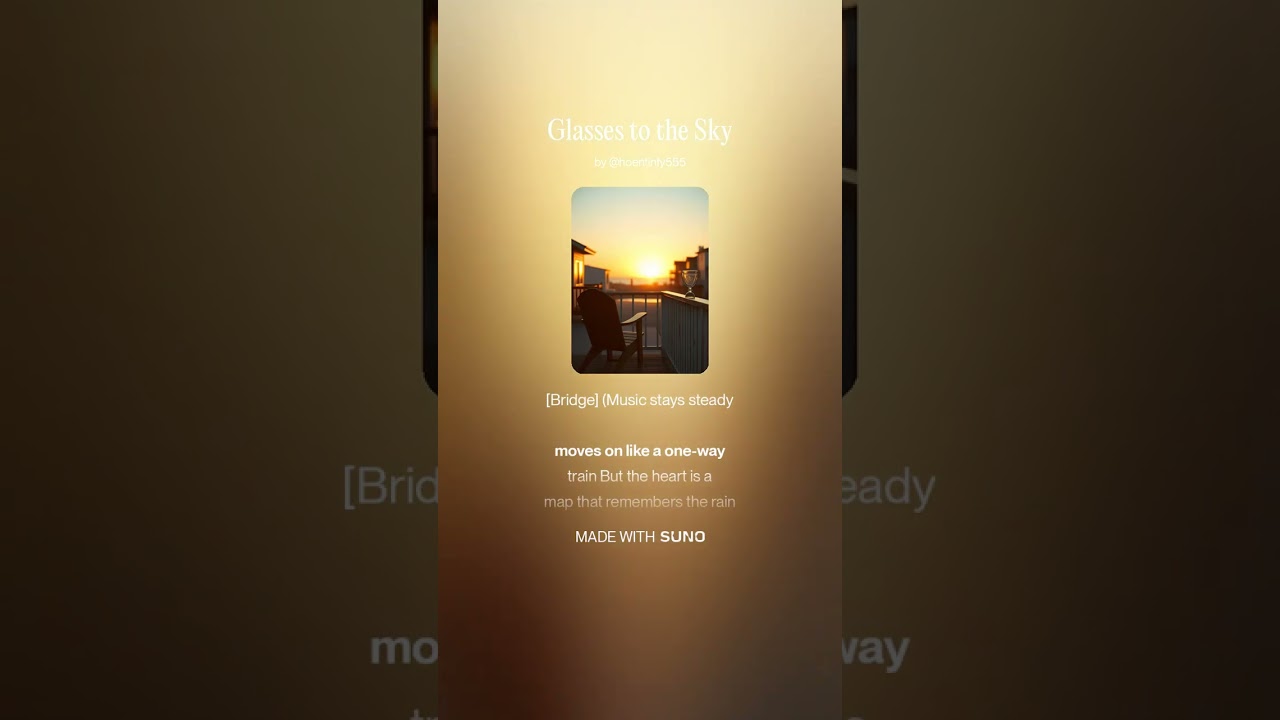 Glasses to the Sky #song
