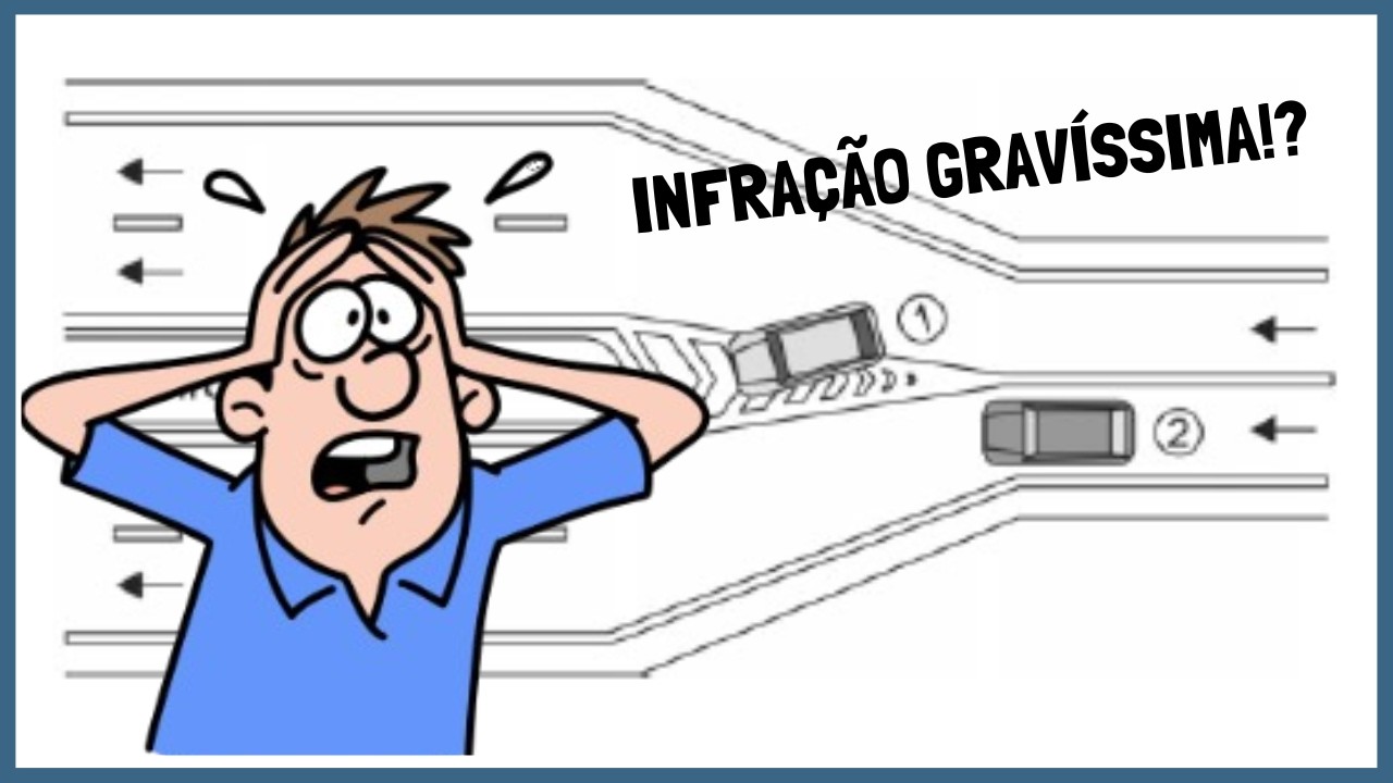 Como recorrer da multa por transitar nas marcas de canalização?