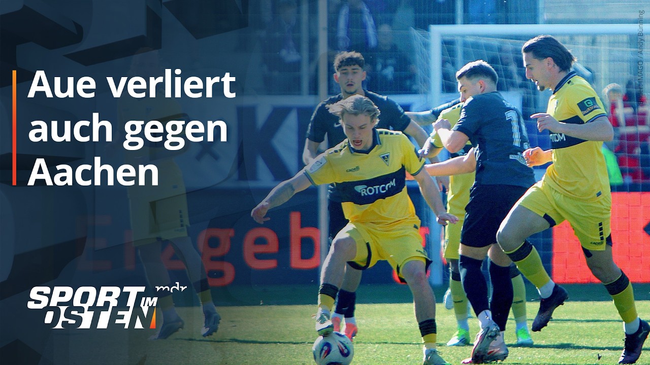 Erzgebirge Aue verpasst auch gegen Aachen den Umschwung | MDR
