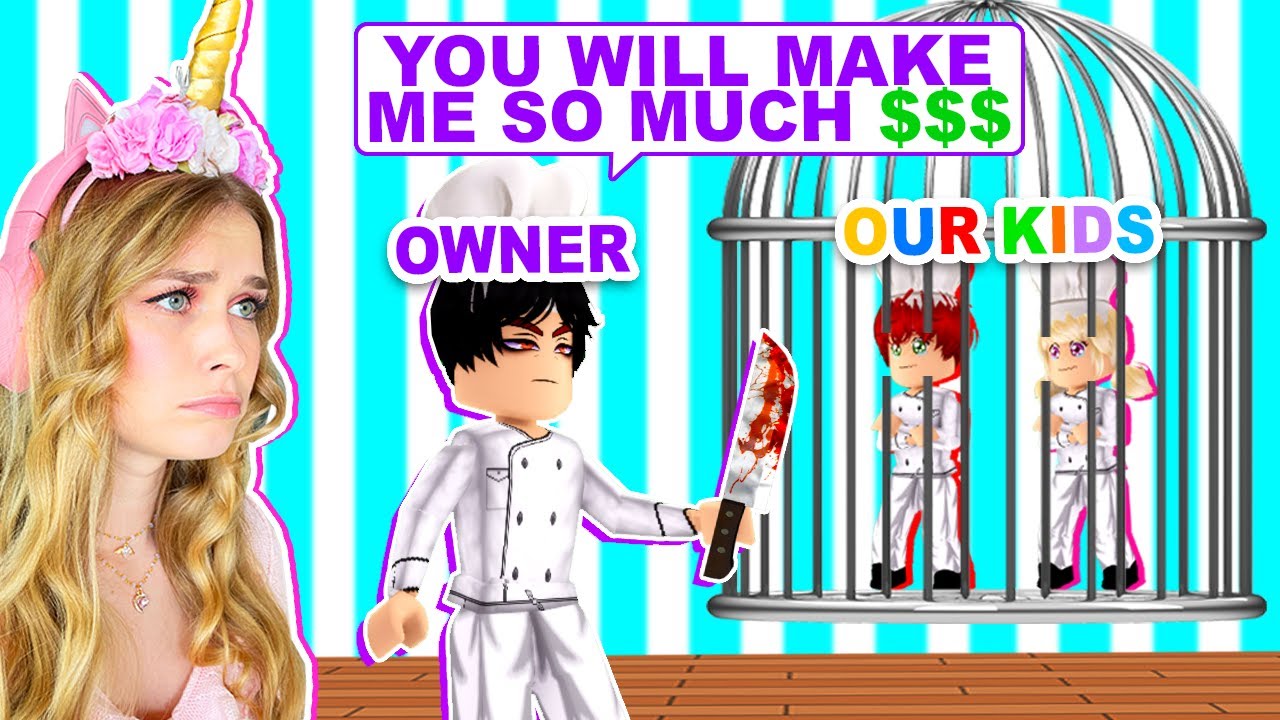 EVIL PIZZA OWNER MAKES OUR KIDS WORK FOR *FREE* IN ADOPT ME! (ROBLOX)