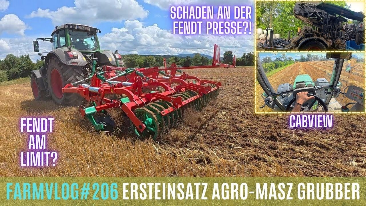 FarmVlog#206 Ist er wirklich so gut? Der neue Agro-Masz Grubber