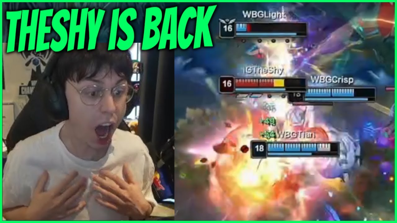 Caedrel Reacts To TheShy's 2/9 Gwen 1v9ing A 10K Gold Deficit