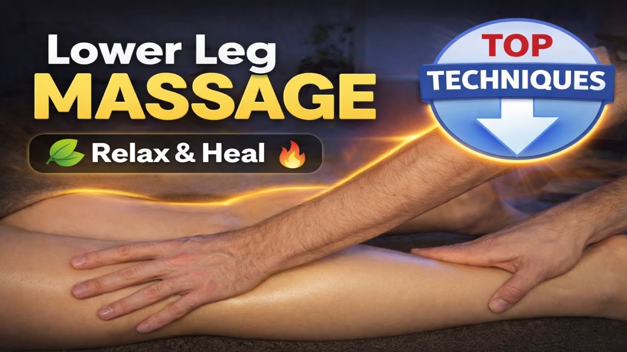 Lower Leg Massage Techniques | Deep Relaxation & Muscle Release