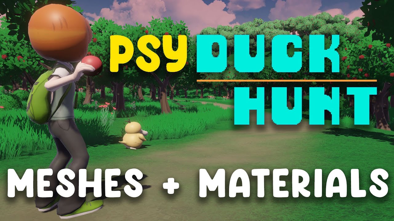 PsyDuck Hunt Tutorial - Episode 2 - Meshes, Materials and Textures