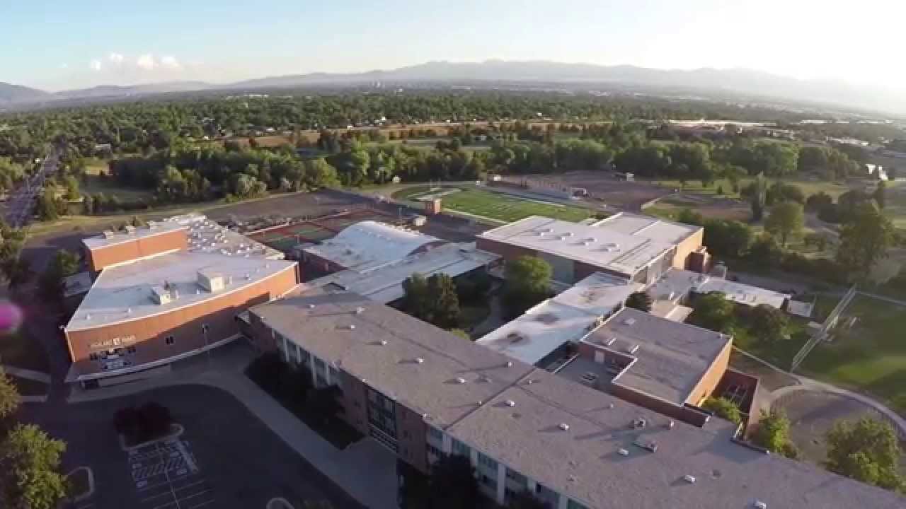 Highland High from the air
