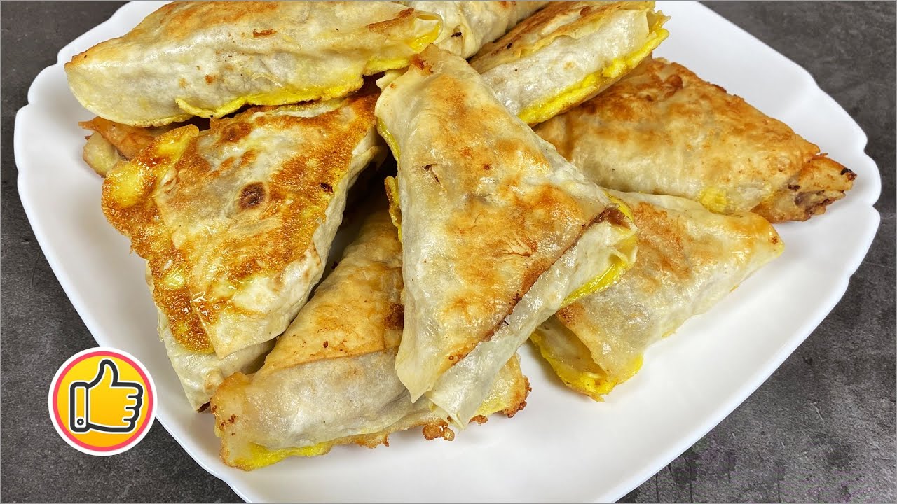 Ленивые Бендерики (Пирожки) из Лаваша на Сковороде