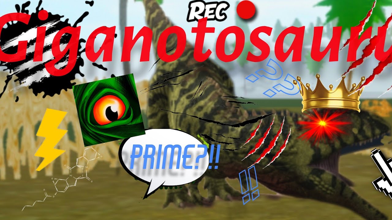 💥GIGANOTOSAURUS NO SABIA QUE ERA EL TERROR DE LA ISLA🌿🔥