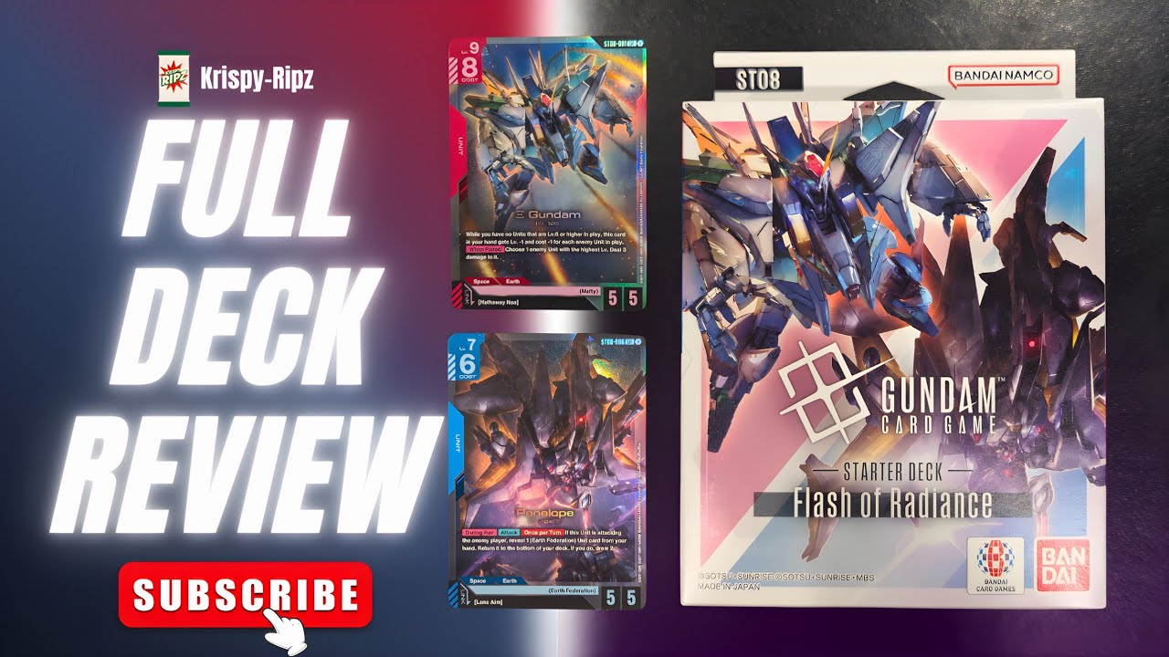 Full Breakdown Of Gundam's ST08 Flash Radiance!