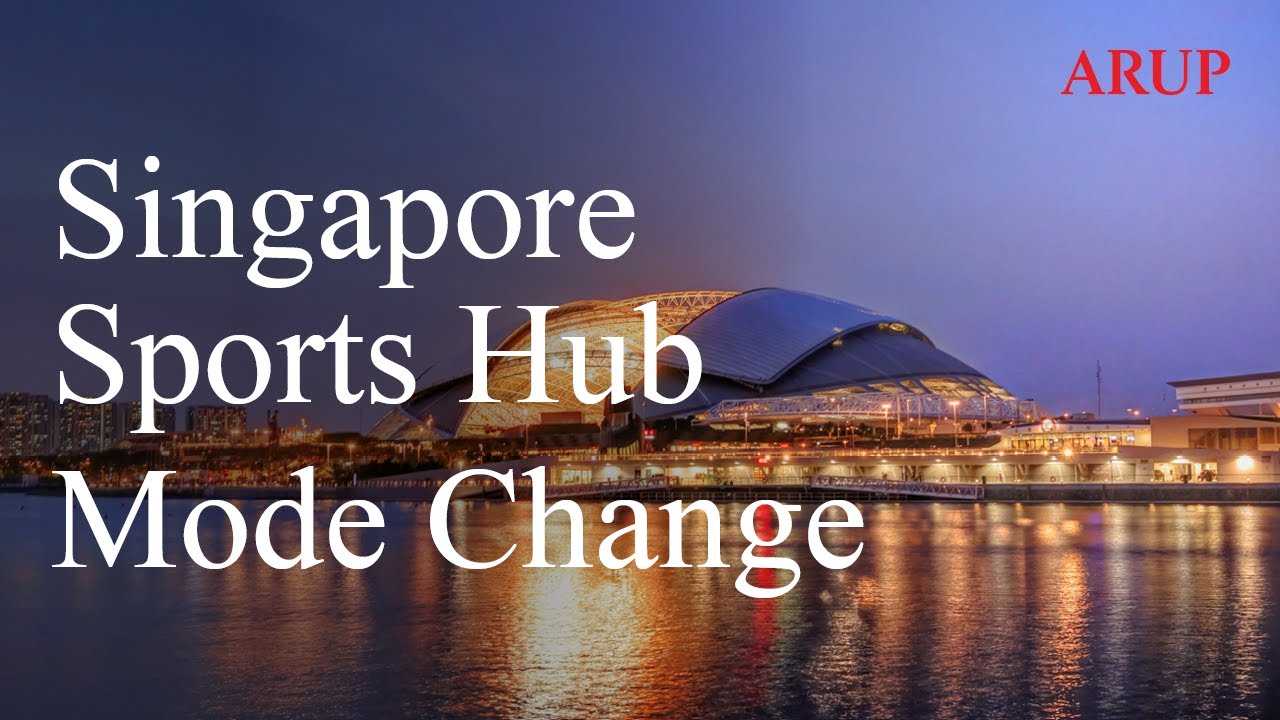 Singapore Sports Hub mode change timelapse