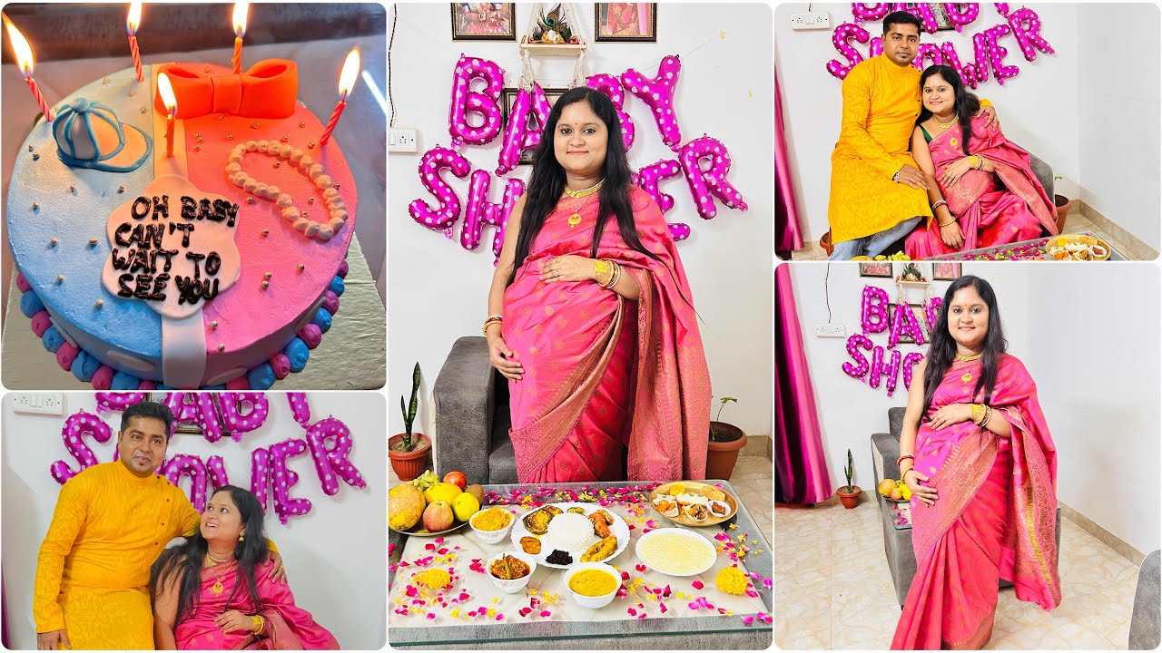 আমার 9 মাসের সাধ🤰9th Months Baby Shower🧿✨ Pregnancy Vlog~5