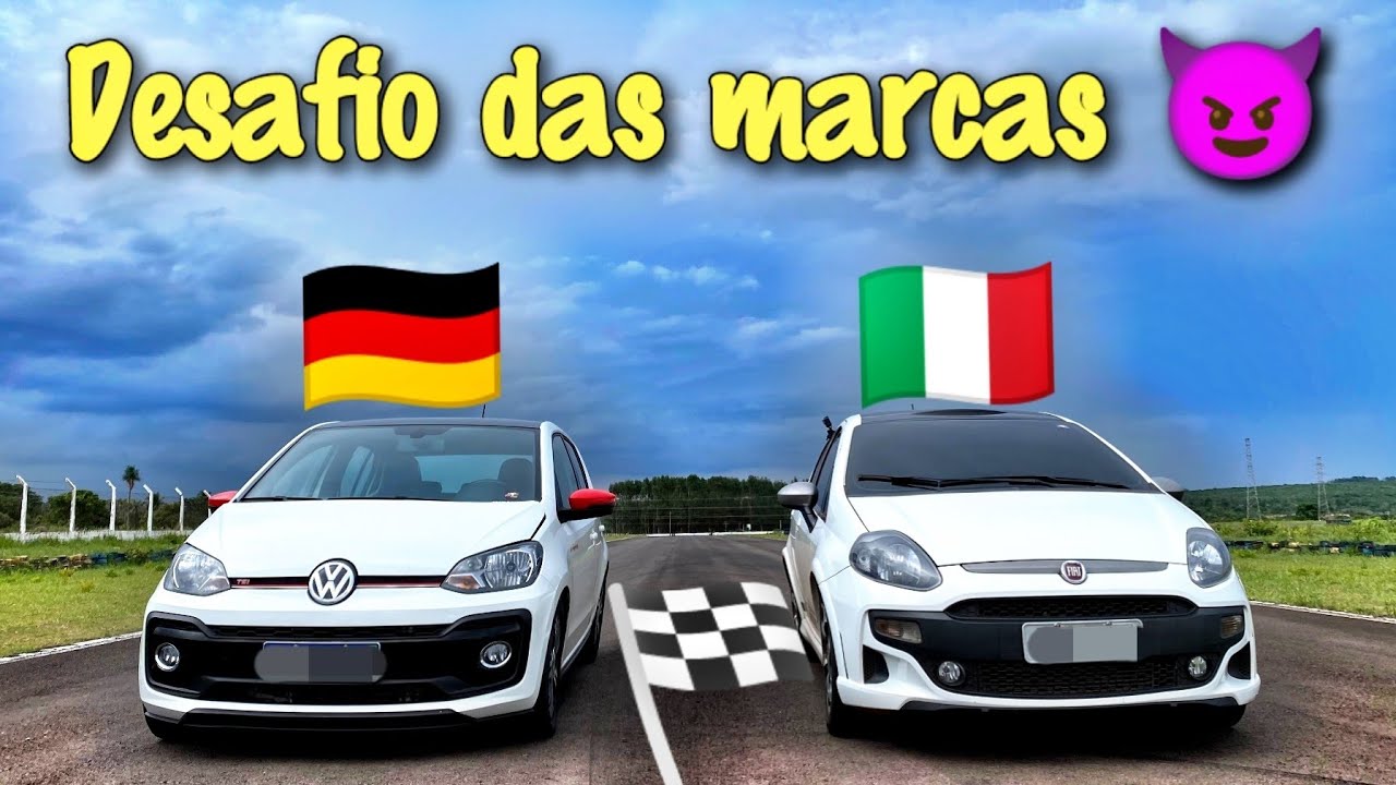 PUNTO T-JET vs UP TSI! -( Itália x Alemanha o duelo mais pedido)- 😈🚀
