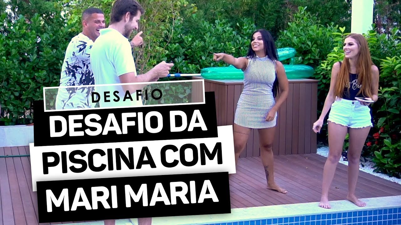DESAFIO DA PISCINA COM MARI MARIA!!!