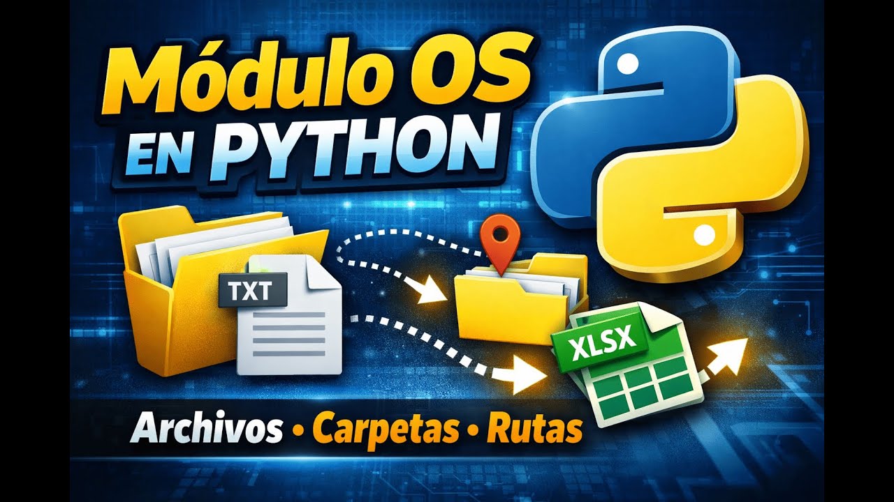Módulo OS en Python explicado fácil: archivos, carpetas y rutas